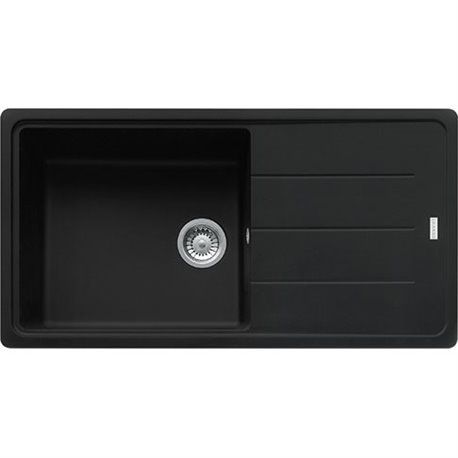 EVIER FRAGRANIT BASIS BFG611-XL MANU 1 BAC 1 EGT NOIR MAT