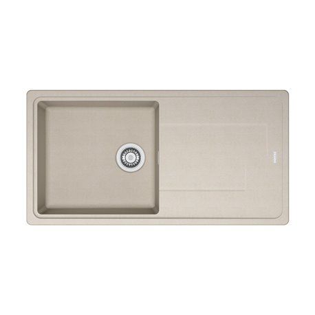 EVIER TECTONITE TTD 611-97 1 BAC 1 EGT MANU BEIGE