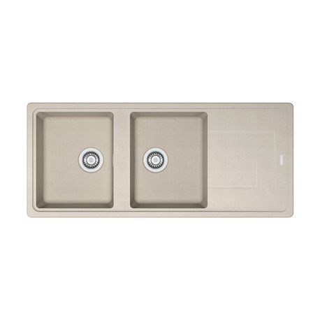 EVIER TECTONITE TTD 621 2 BACS 1 EGT MANU BEIGE