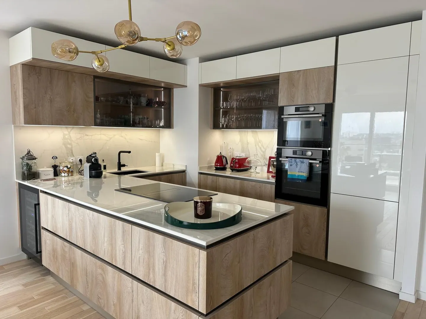 Cuisine en Calacatta Gold