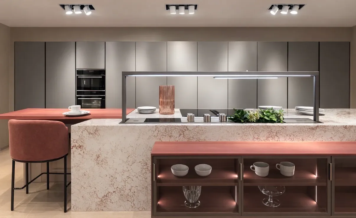 Cuisine en quartz Corniola