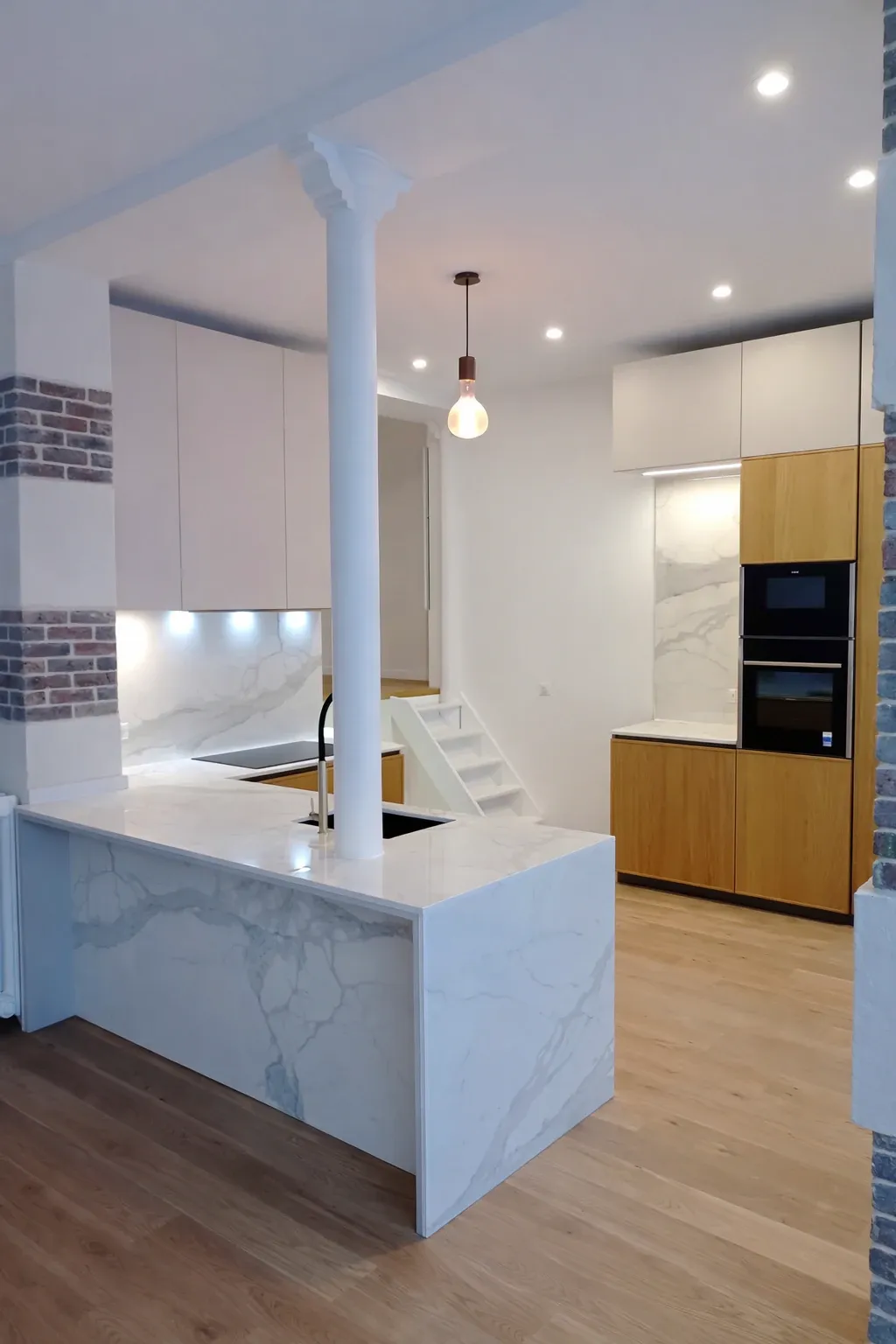 Cuisine en Statuario — projet 3