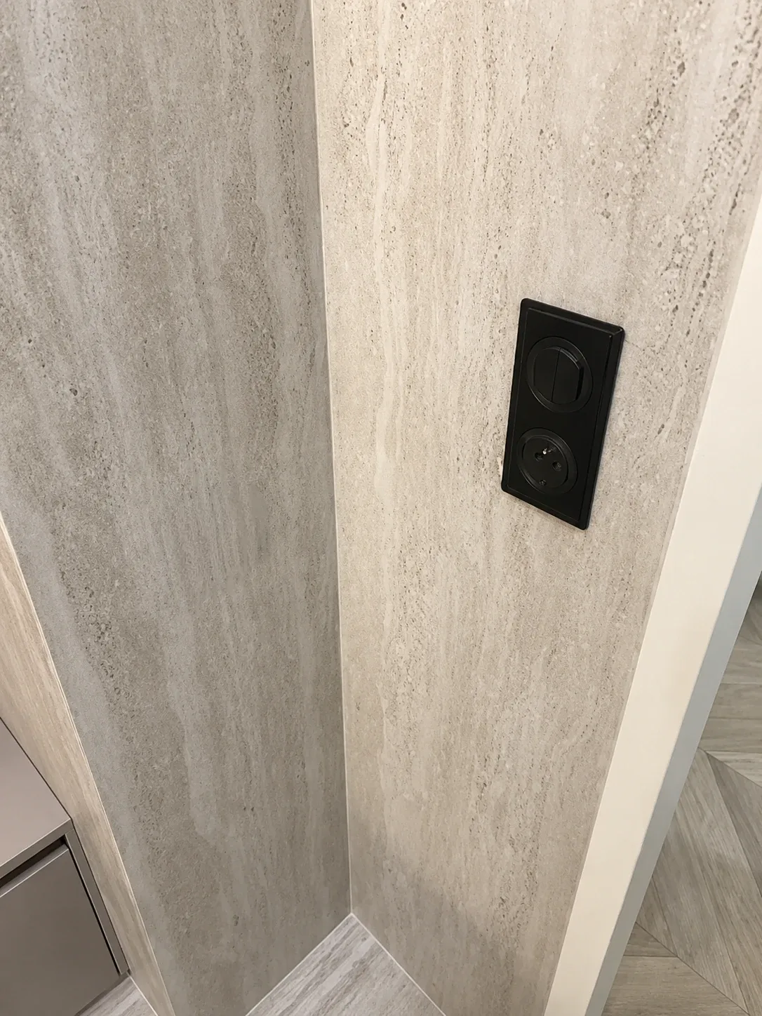Salle de bain en Travertin — photo 2