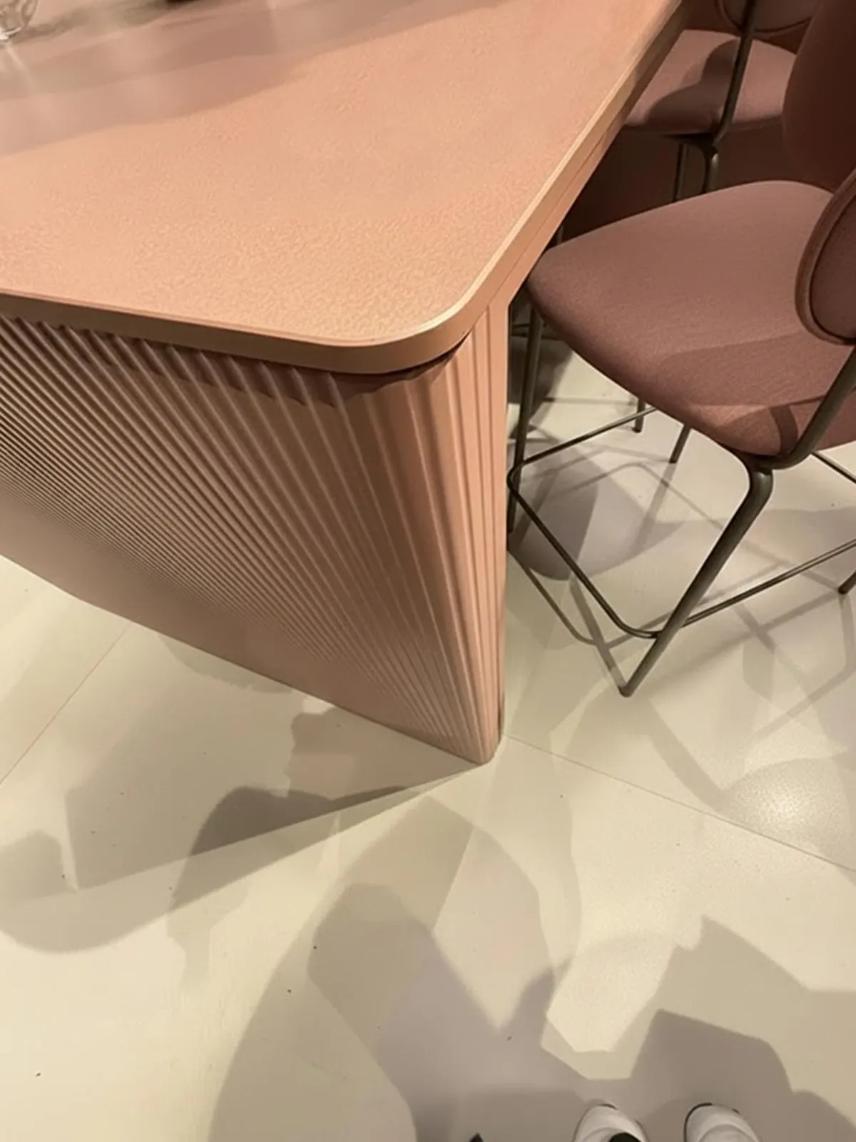 Table en Palette Rosso