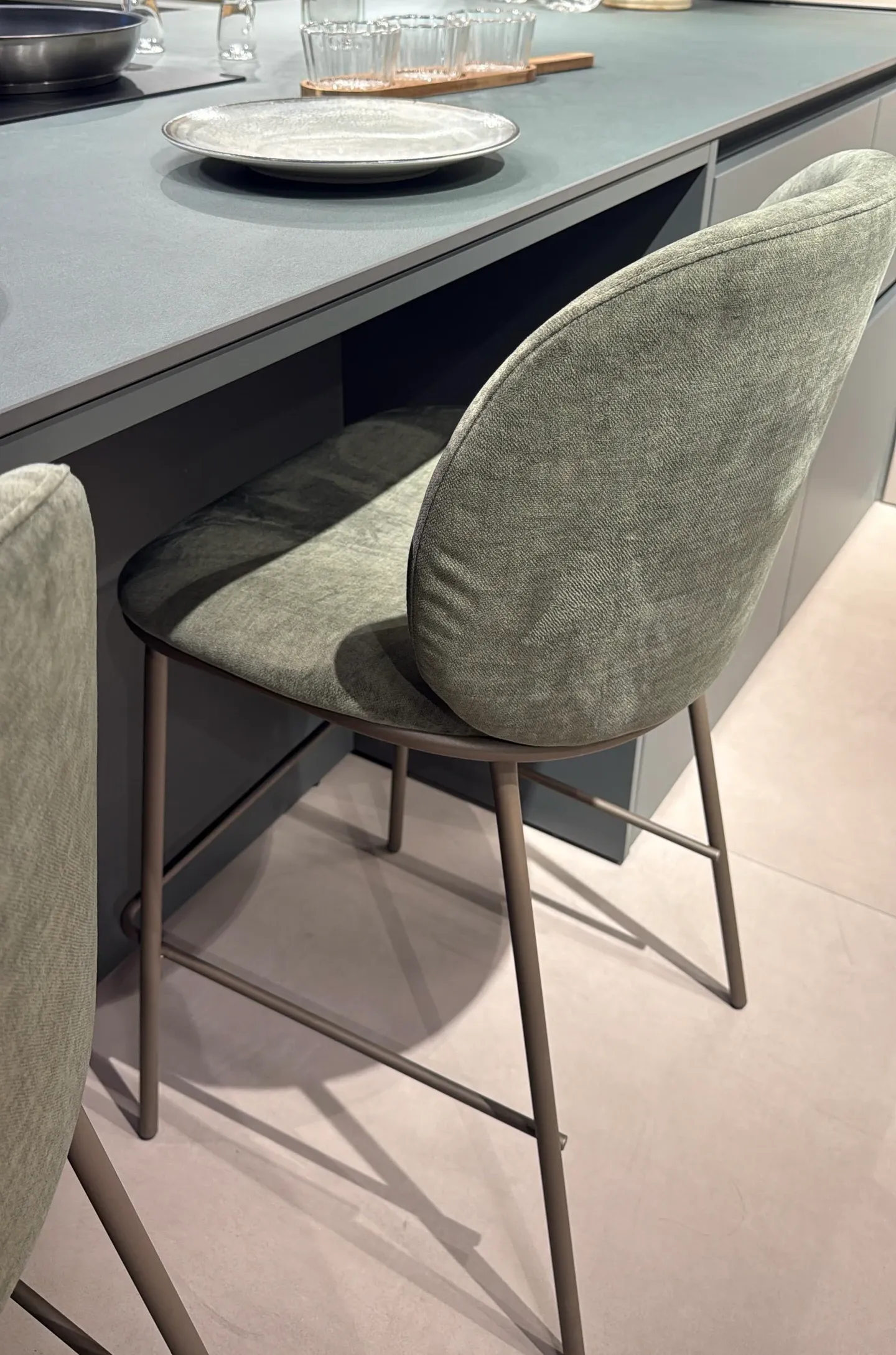 Table en Palette Verde